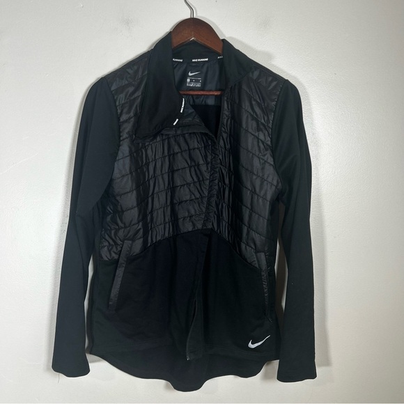 Nike Women's Black Running Jacket Lightweight - Picture 1 of 3